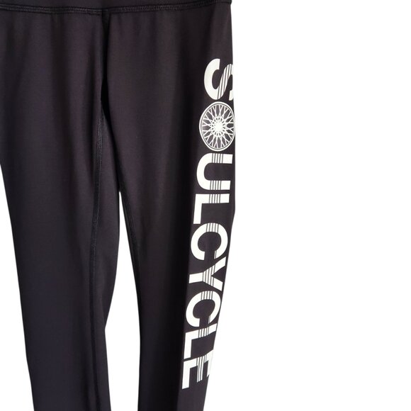 Lululemon Pants Black Women's 2 Soul Cycle Leggings Cropped 22" Inseam XS - Picture 4 of 10
